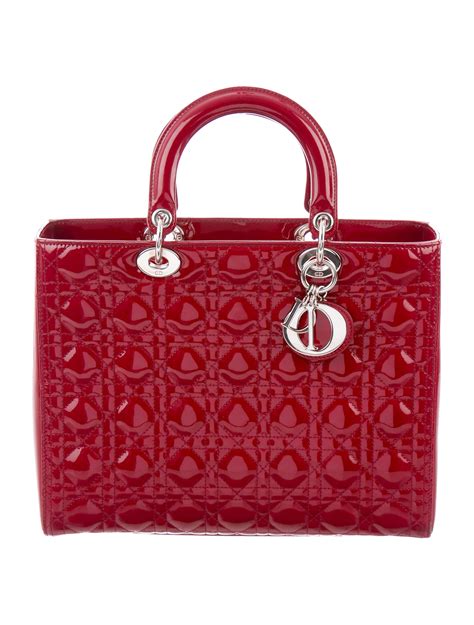 dior half moon pouch red|Dior red handbags.